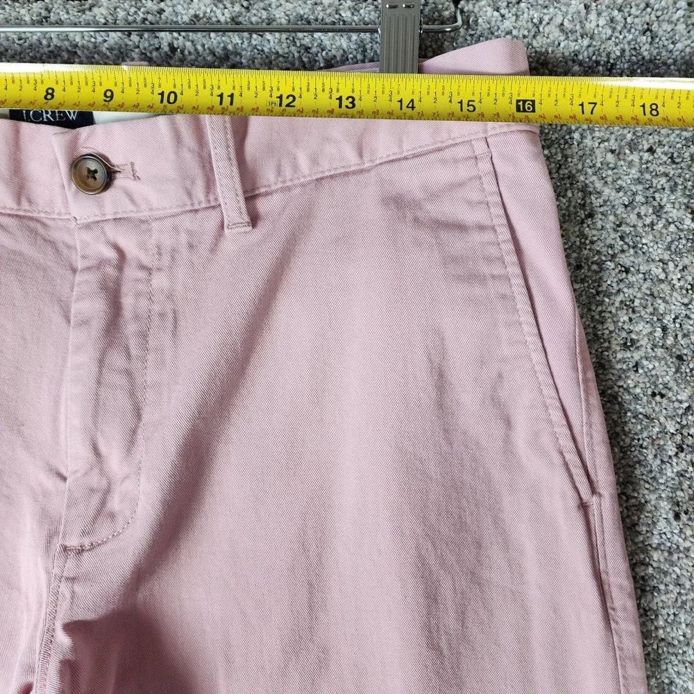 J.Crew Chino Pants Mens 32x34 Slim Flex Stretch Pink Excellent